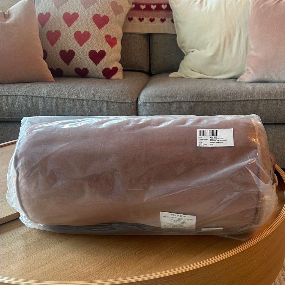 Plush Bolster Pillow from Crate and Barrel